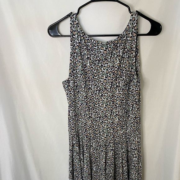 Nicole Miller leopard print with light pink and green - Picture 3 of 7